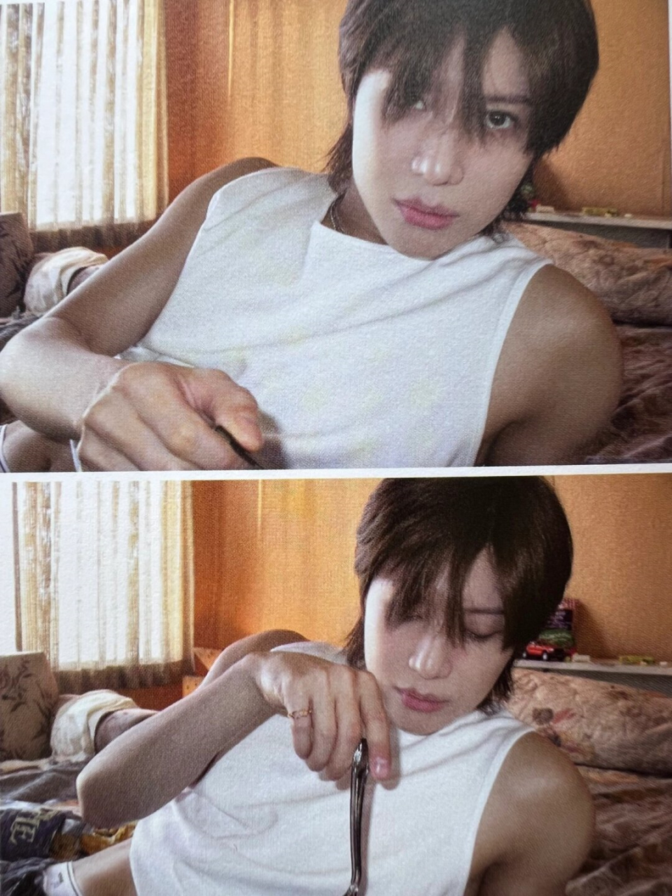 泰民专辑内页这也太hot了吧1569  李泰民是韩国男歌手,演员和