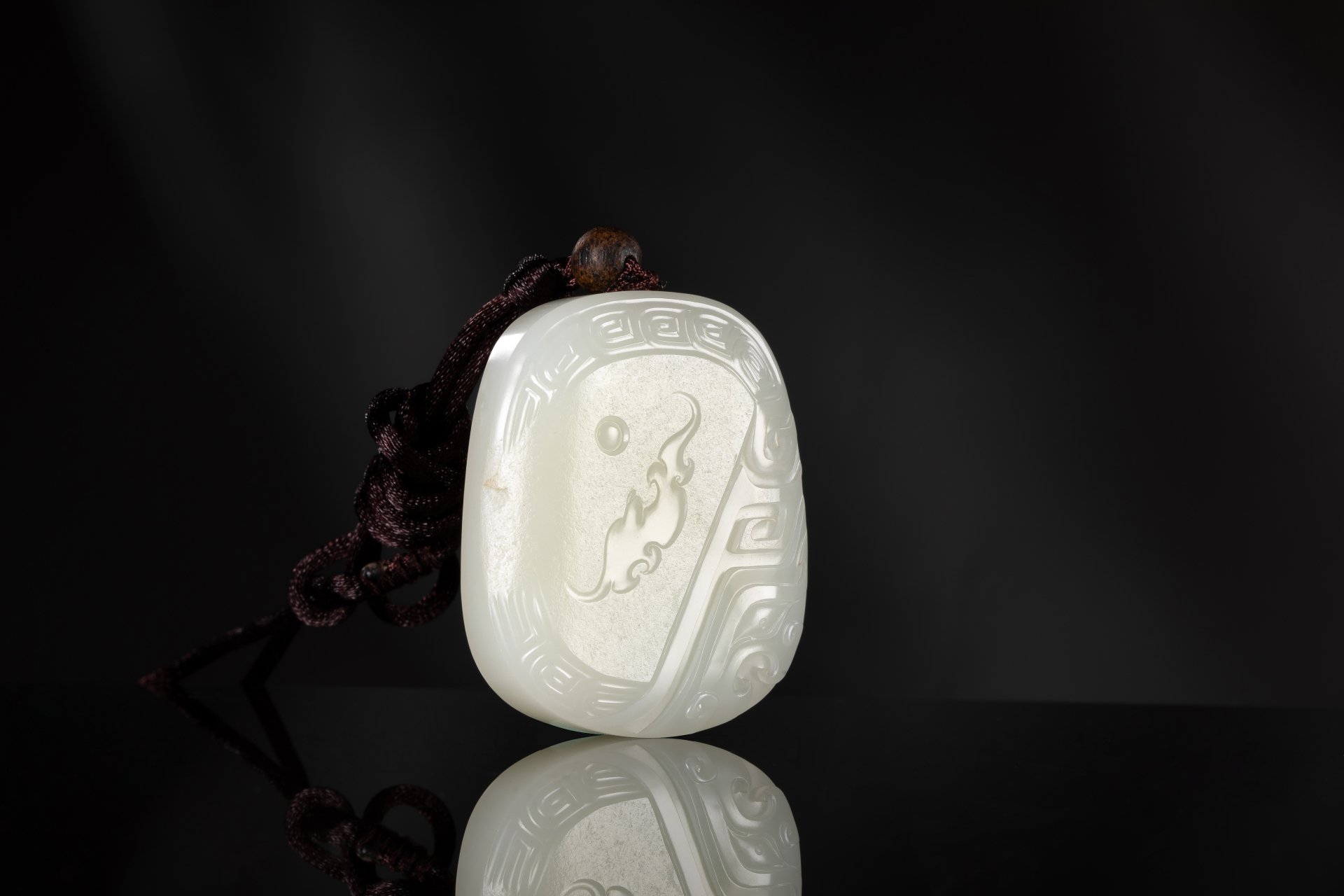 《福寿安康》仿古籽料玉牌 苏工仿古纹饰玉牌 名家亲工丨璞玉雅藏