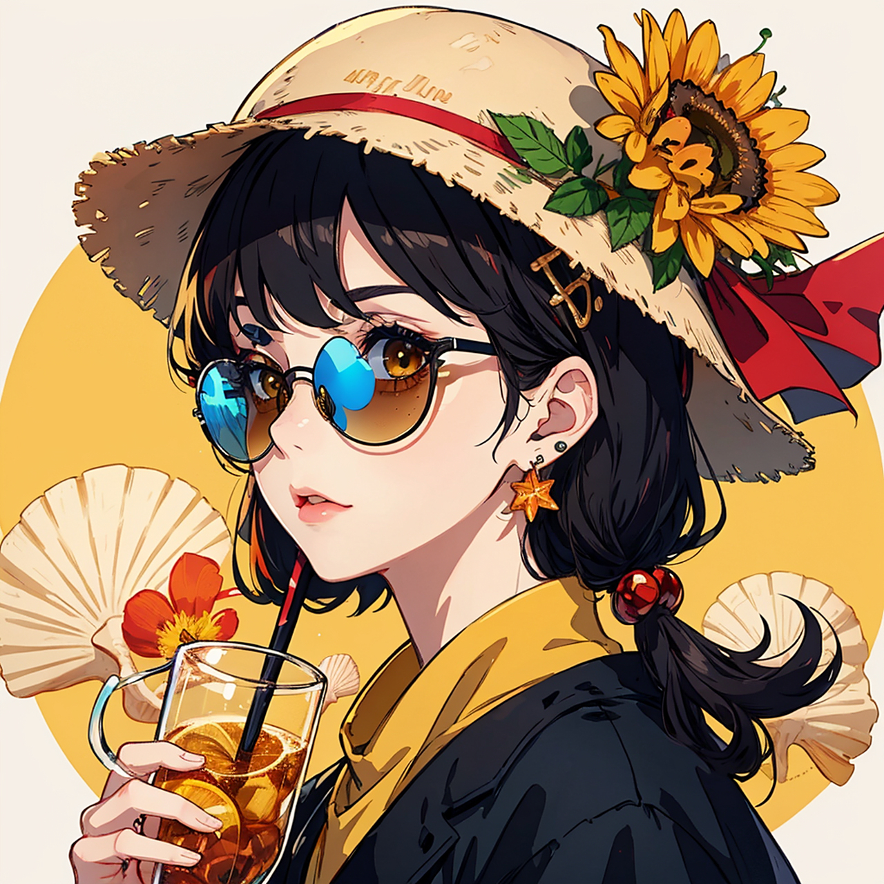 阳光女孩与午后时光 #百度秋冬打卡挑战赛