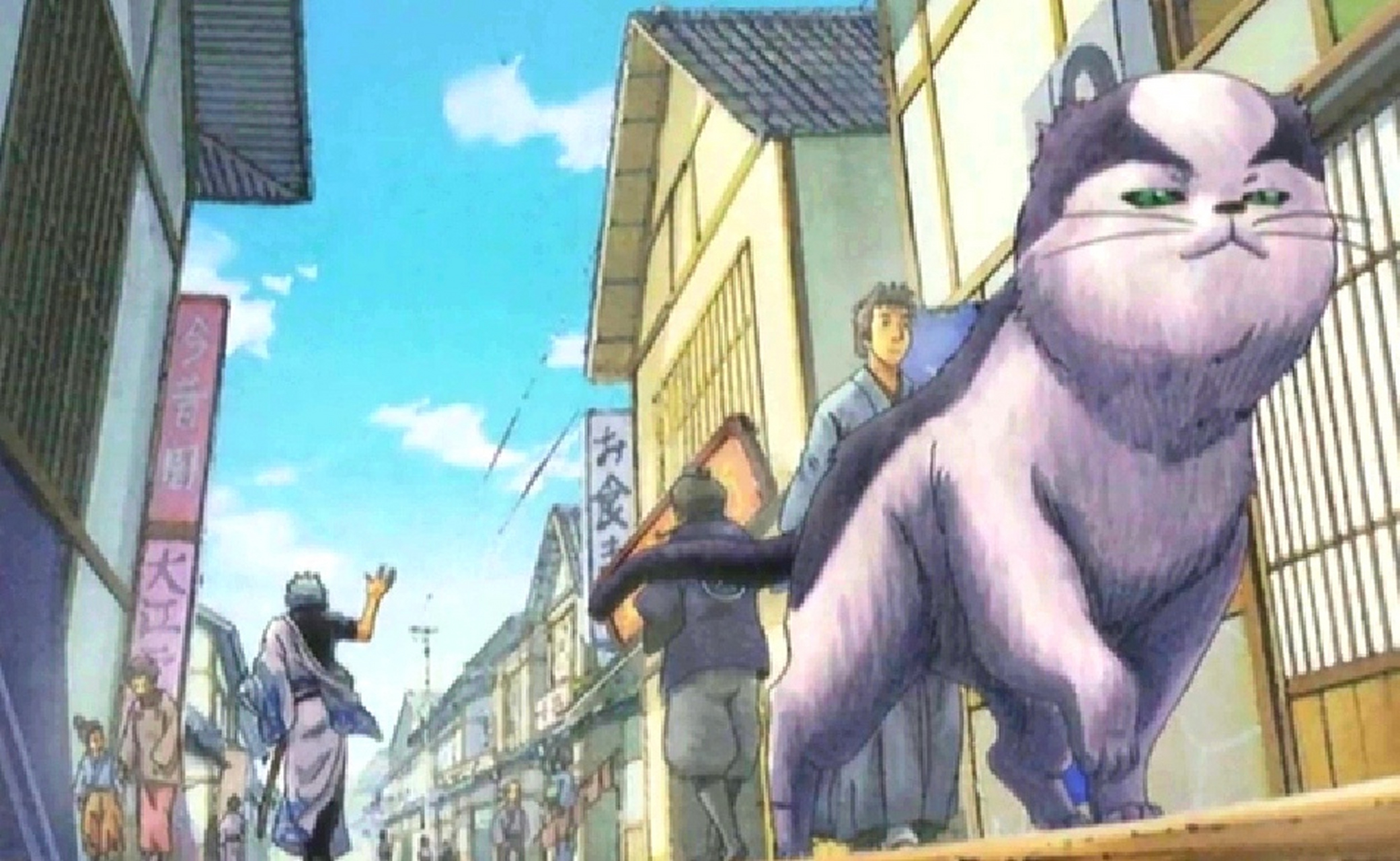 银时和芳一:男人之间的友谊,不需要太多的言语.