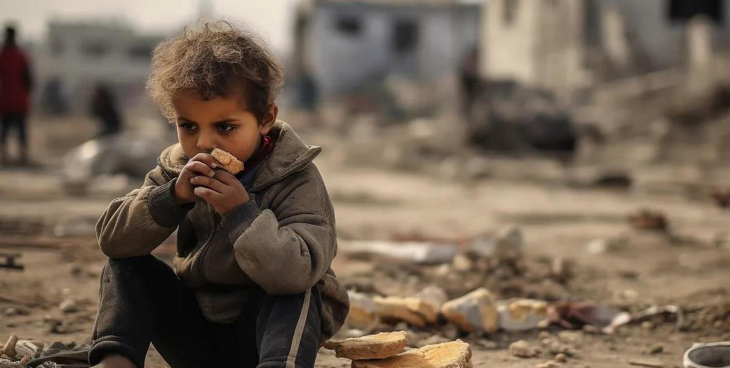 在巴以冲突中,我们要关注的是那些受害的巴勒斯坦儿童.