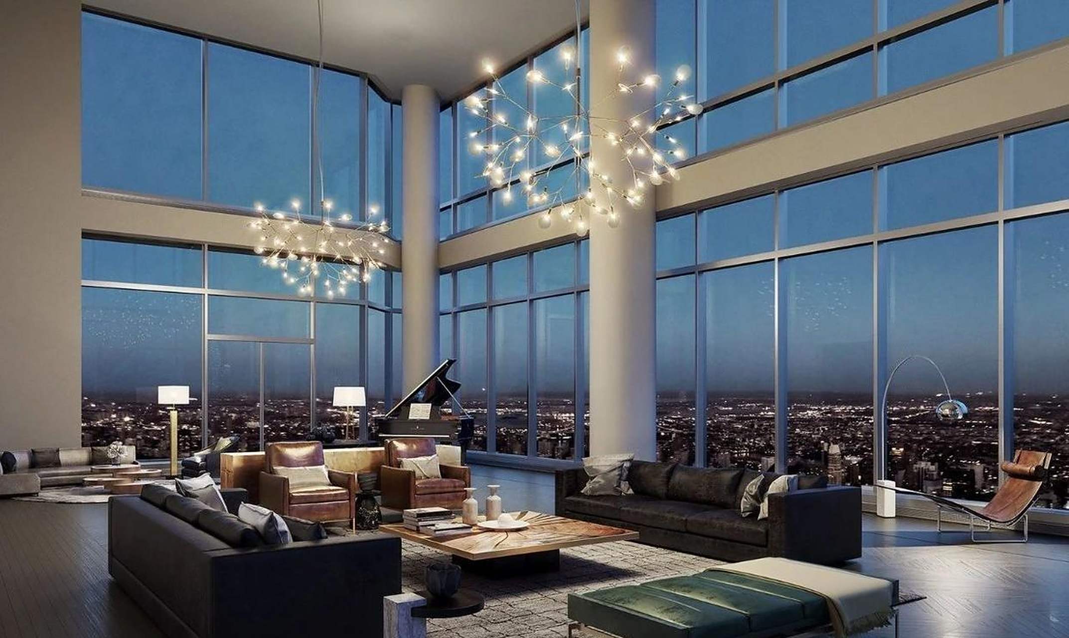 这是位于美国纽约曼哈顿的高级公寓,高度为472m.