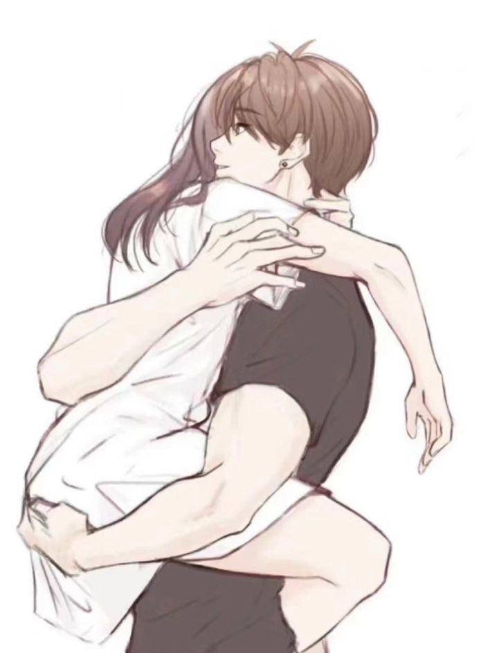 男生腰上抱抱图片抱起来的图片女上男下图片床上拥抱床上抱抱图片夹腰