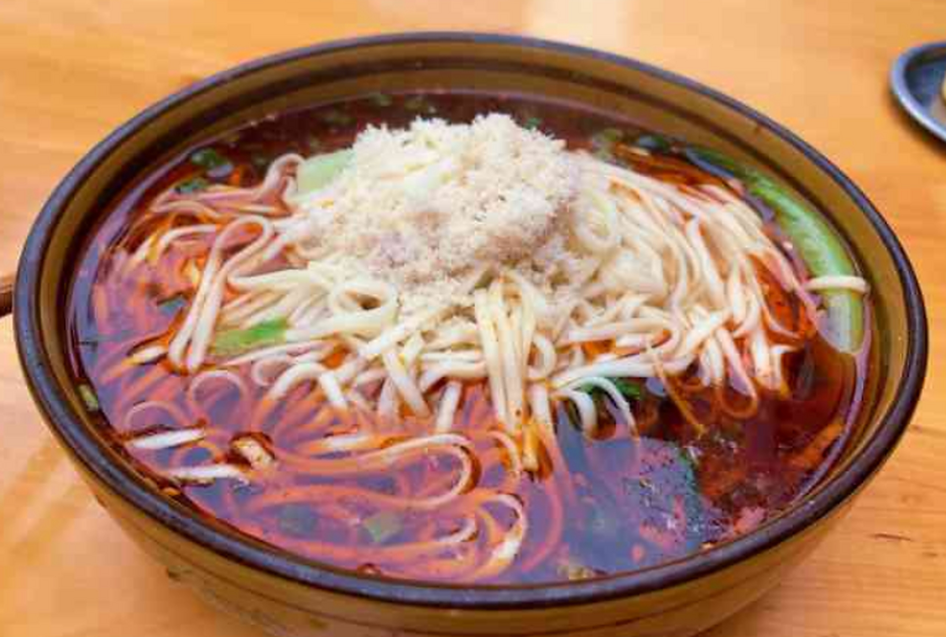 重逢巴蜀# 羊马渣渣面,来自川西坝子,是一道引人垂涎的特色名面.