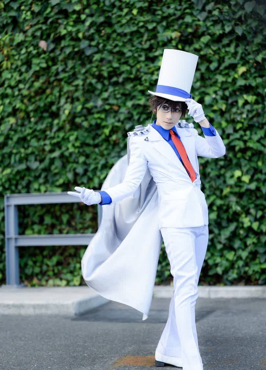 《名侦探柯南》中的"怪盗基德"由日本小哥cos,帅气又帅气!