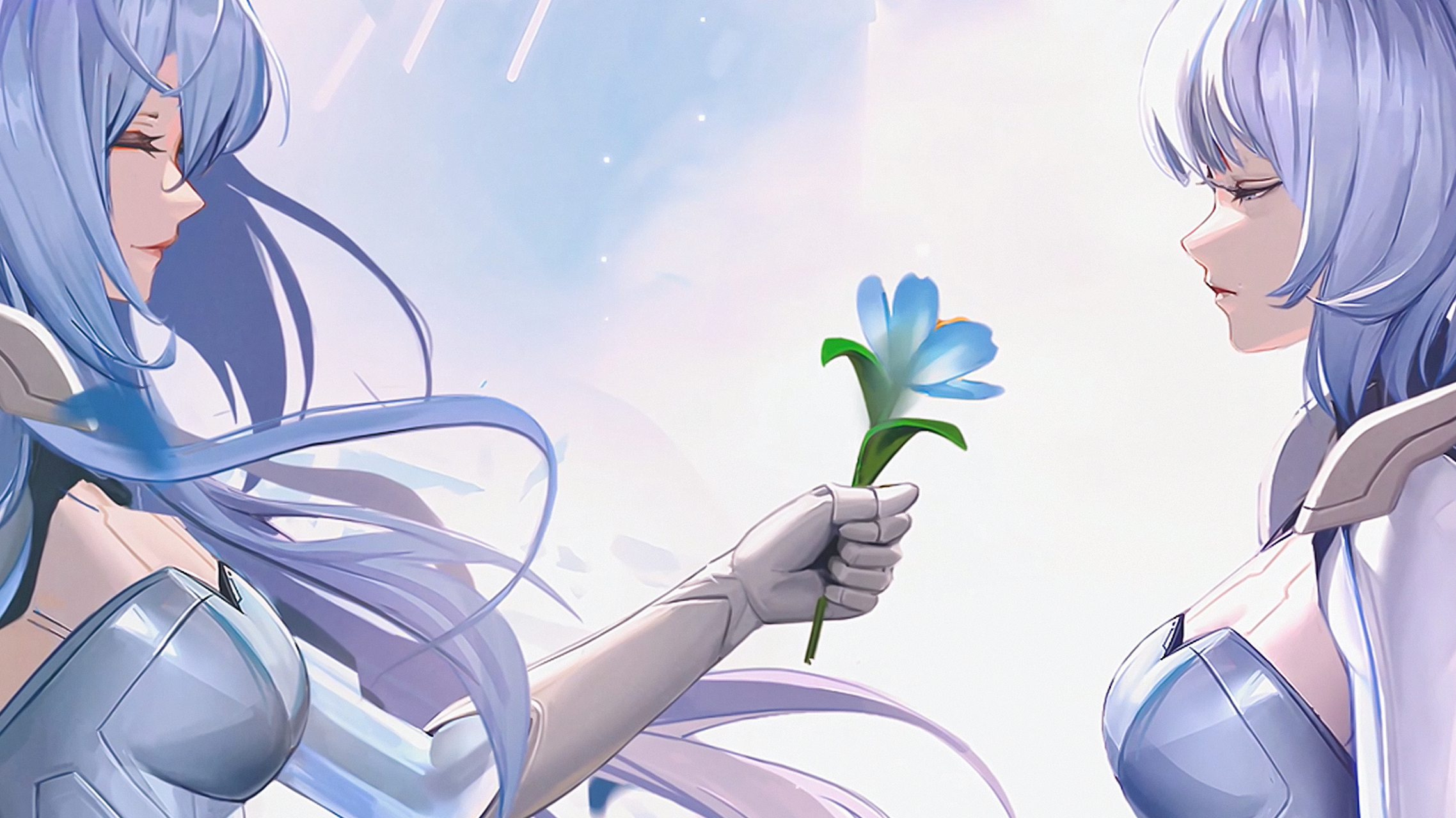 动漫壁纸|王者荣耀公孙离新皮肤"记忆之芯"高清壁纸:一个小小的机器人