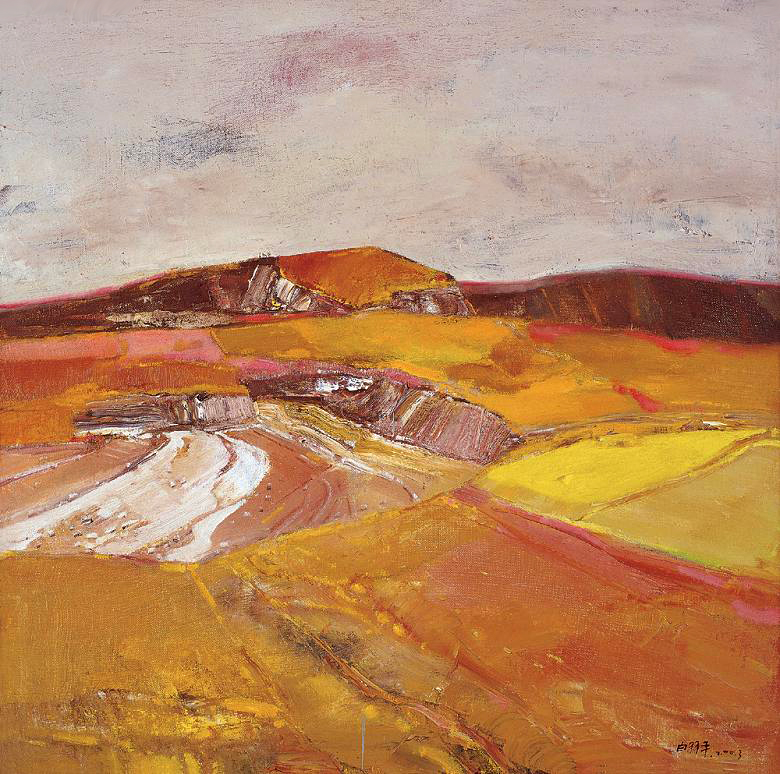 说到油画,我前几天看到了一幅叫白羽平的金秋油画,真的是美轮美奂,让