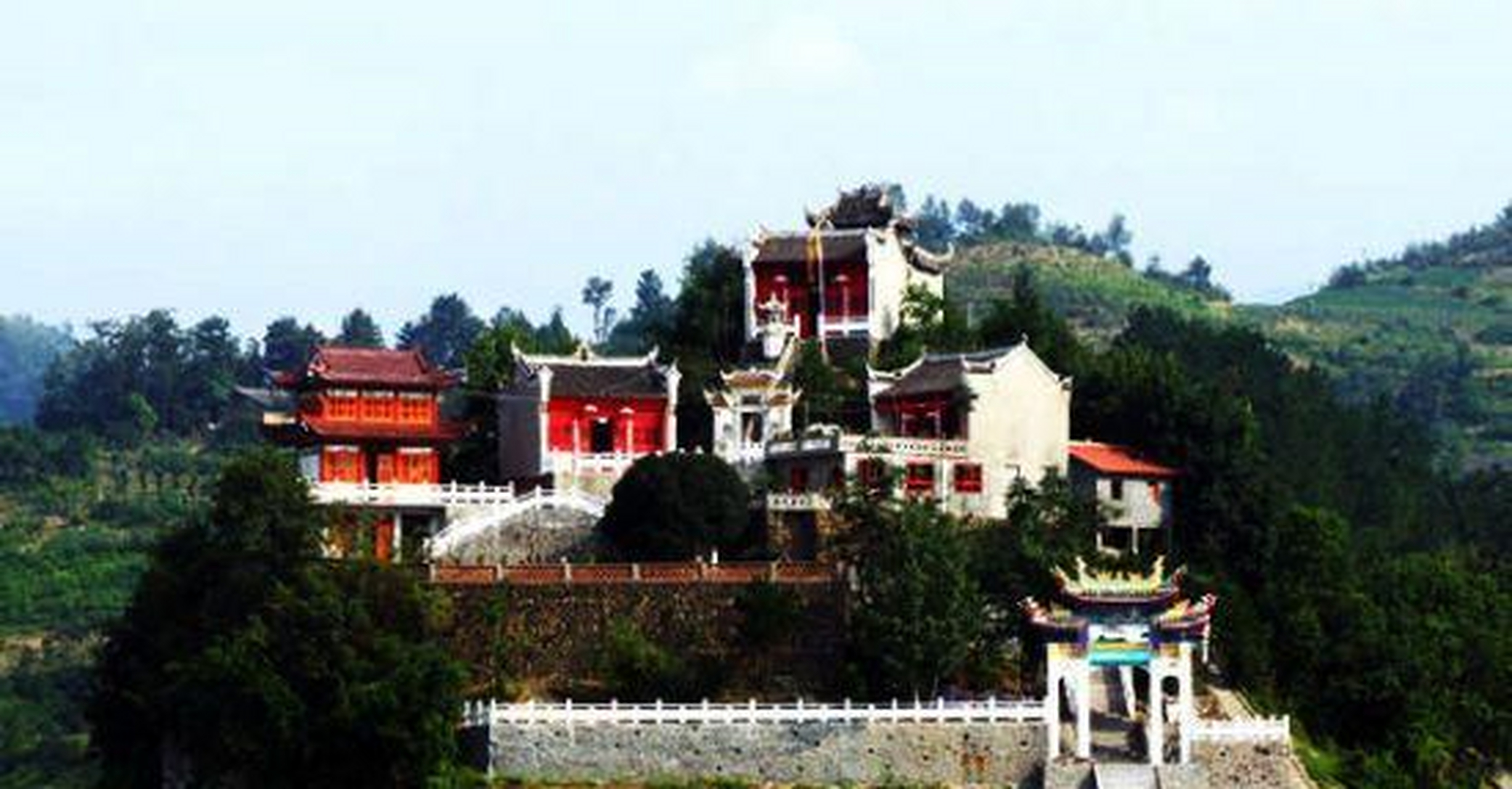 陕西安康流水古镇旅途风光