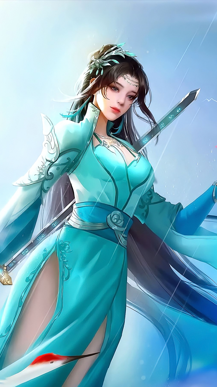 国漫女神|《斗破苍穹》云韵高清手机壁纸:今天是6月27日,祝云韵生日