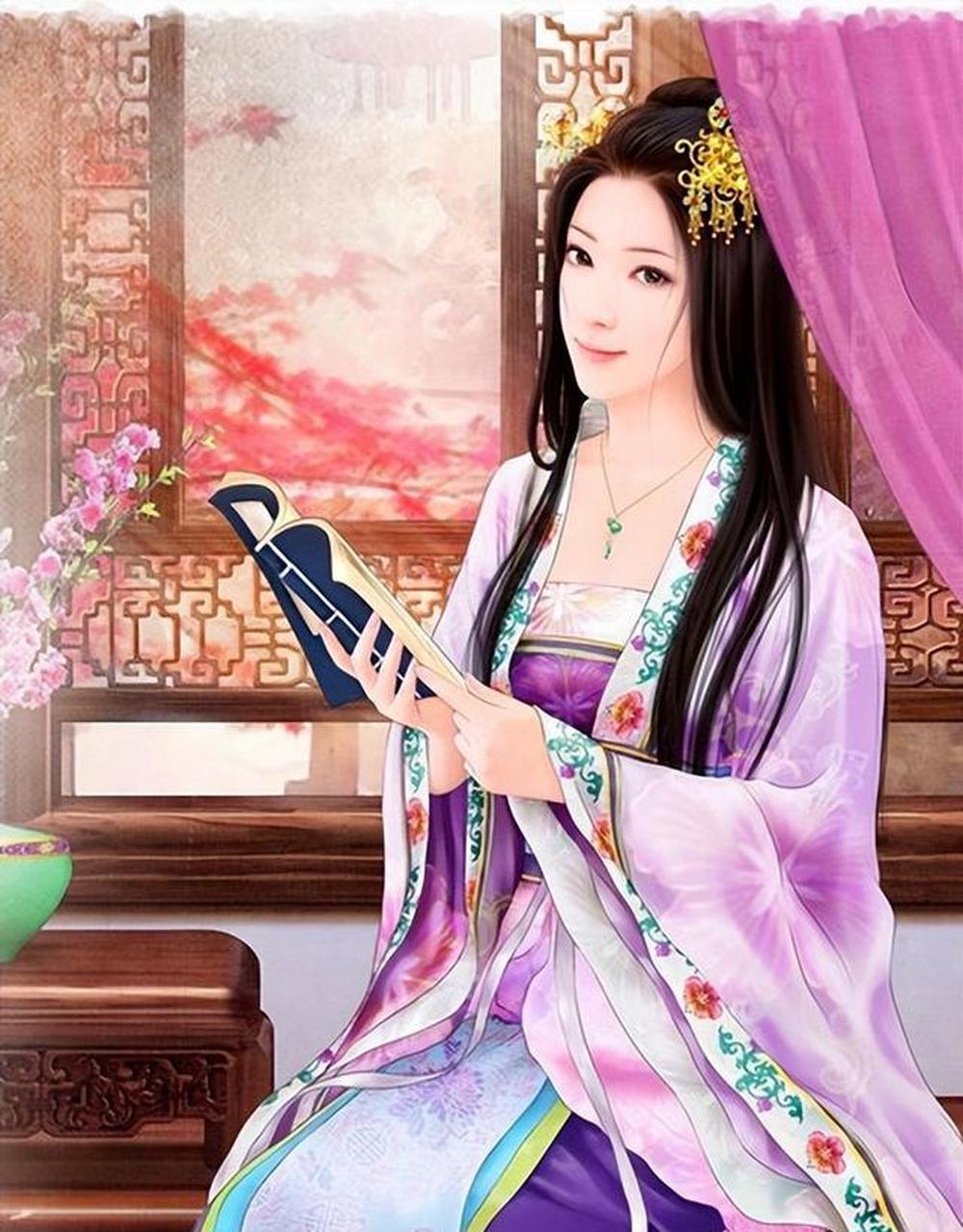 最美中国风,手绘古装美女