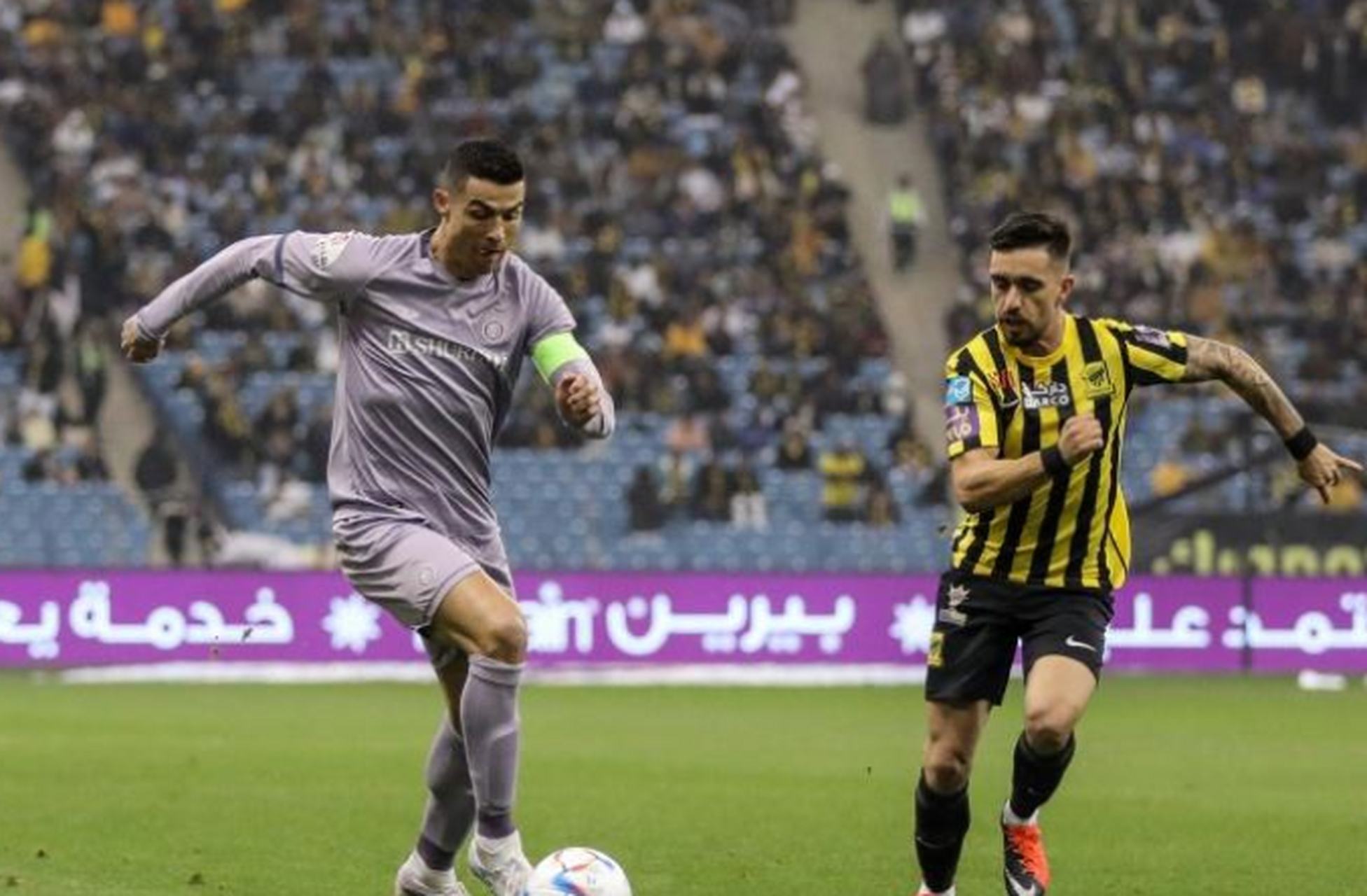 尼日利亚前锋艾哈迈德-穆萨于2018年从莱斯特城转会加盟利雅得胜利