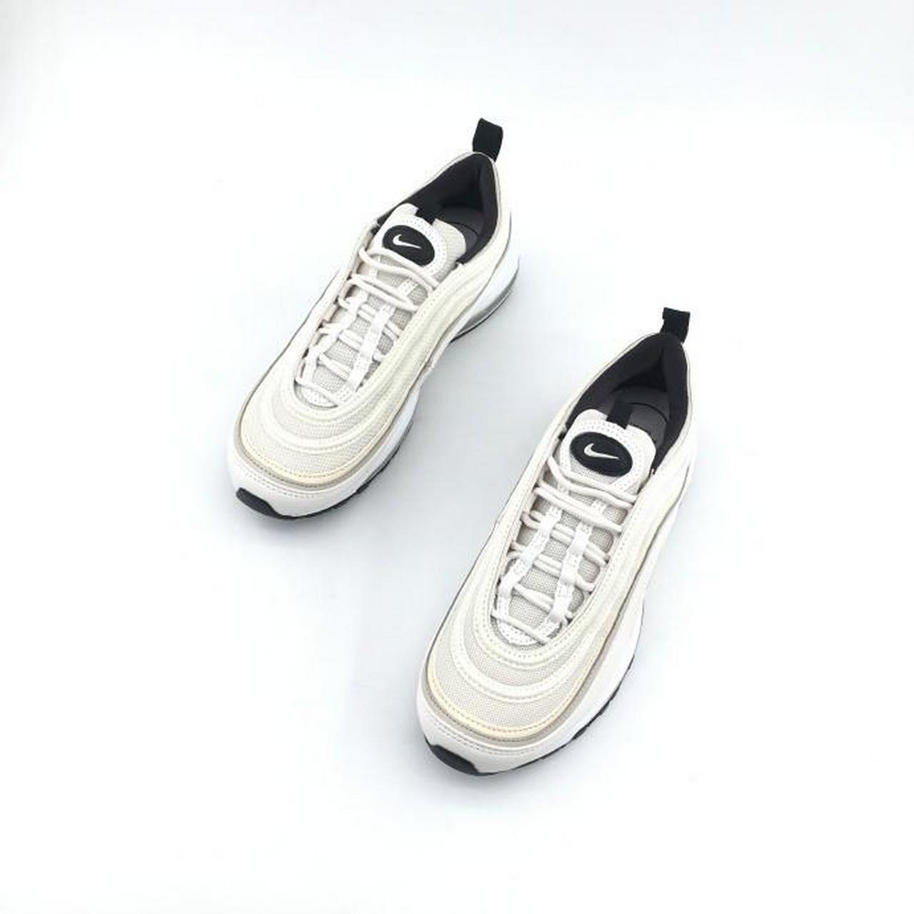 耐克nike air max 97系列百搭复古气垫慢跑鞋"米黄白" #潮鞋##球鞋
