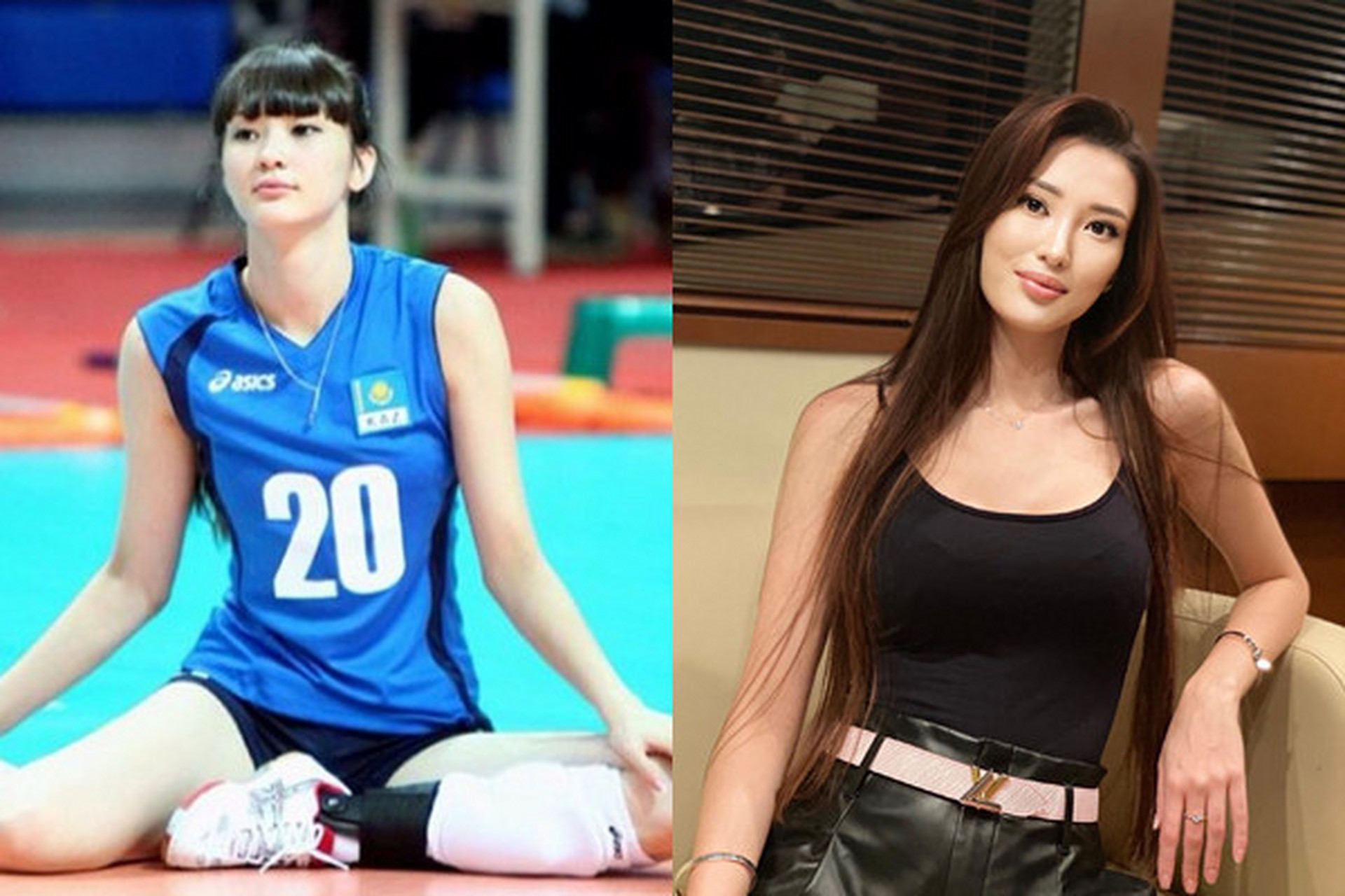 哈萨克斯坦神级颜值——女排选手莎宾娜