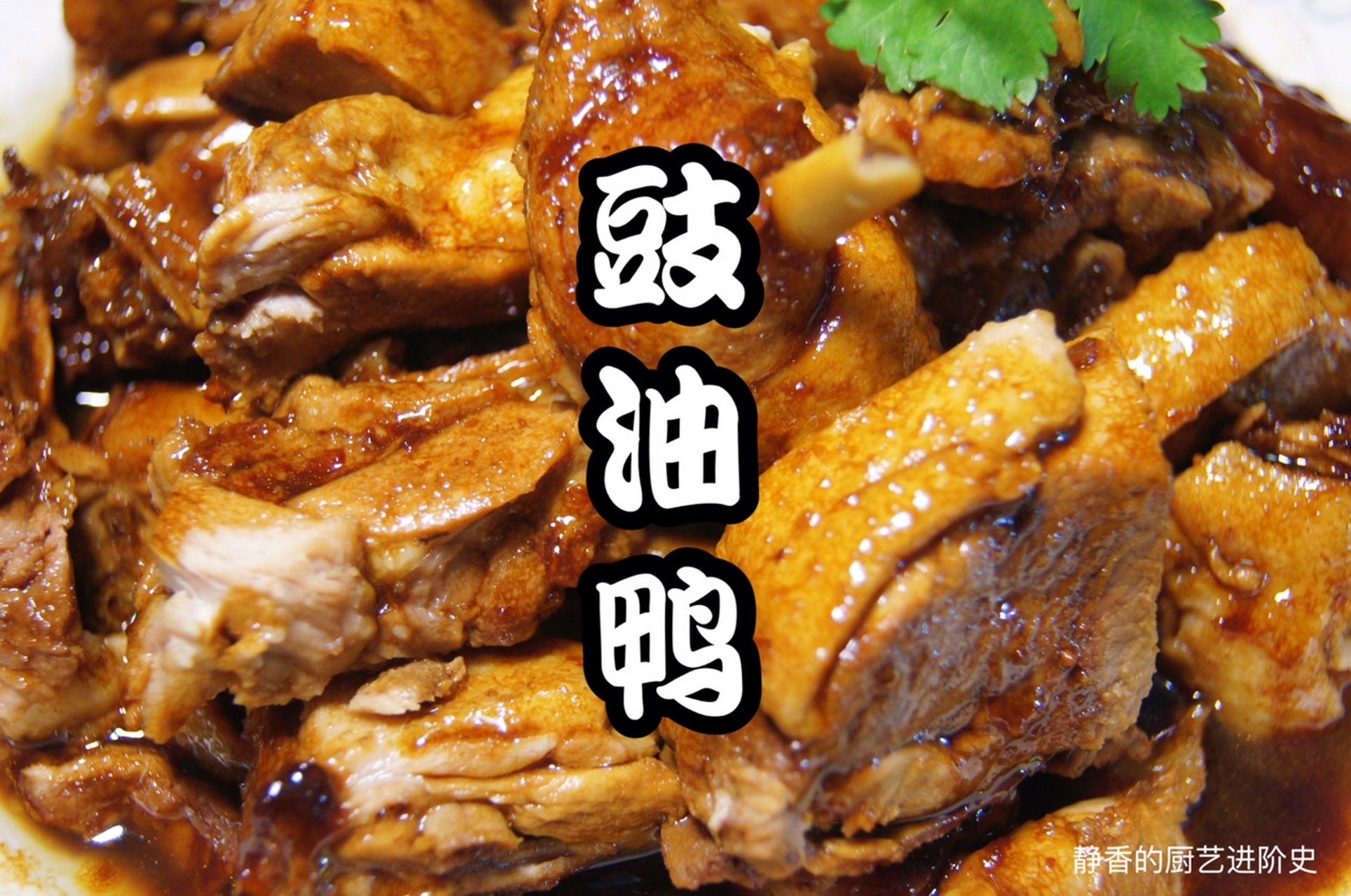 粤菜～豉油鸭 鸭肉这样做,酱香十足,十分好味 豉油鸭的用料 鸭肉:半只