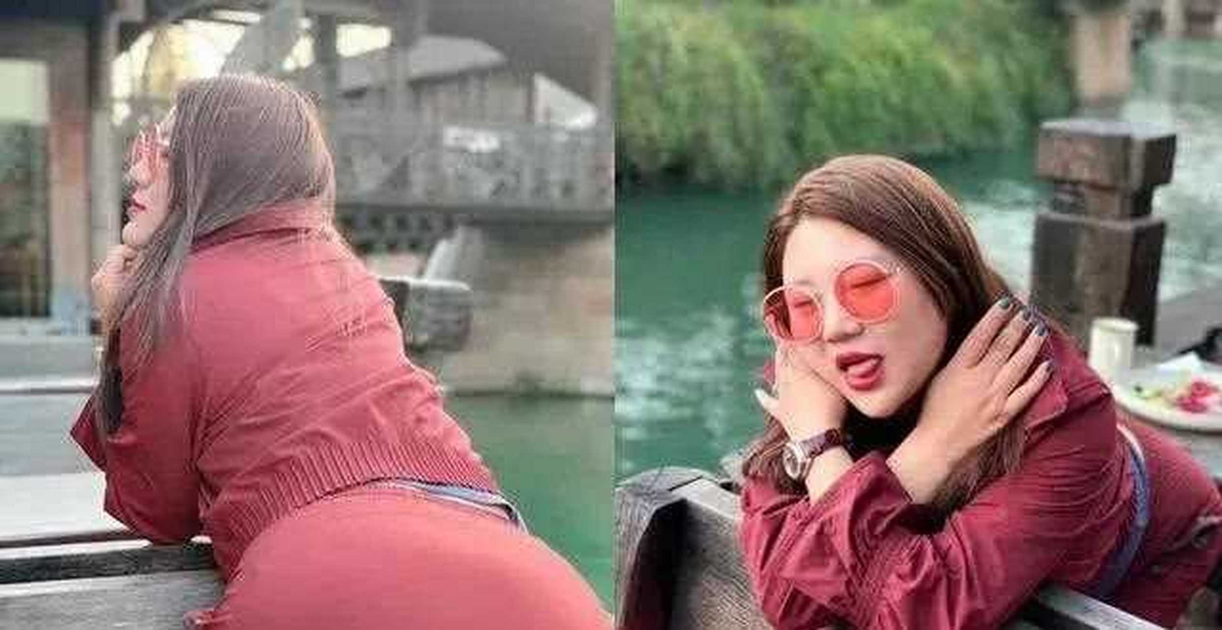 杨天真在个人微博晒出一张身穿白色吊带的泳装照,从图上看她整个人比