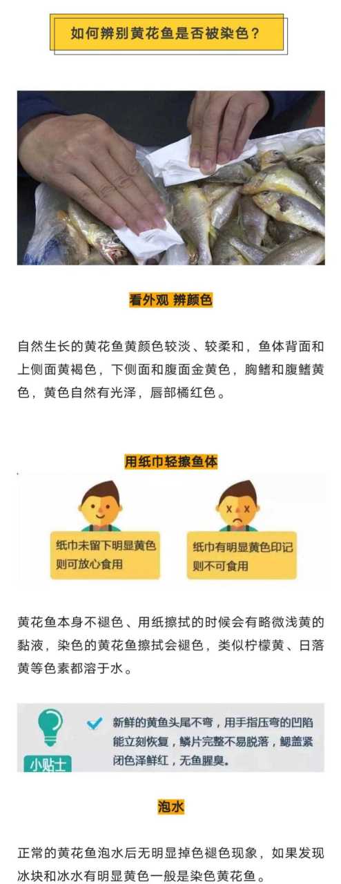 染黃的小黃魚用的染皮革的料,這樣的小販良心壞透了!屢禁不止!