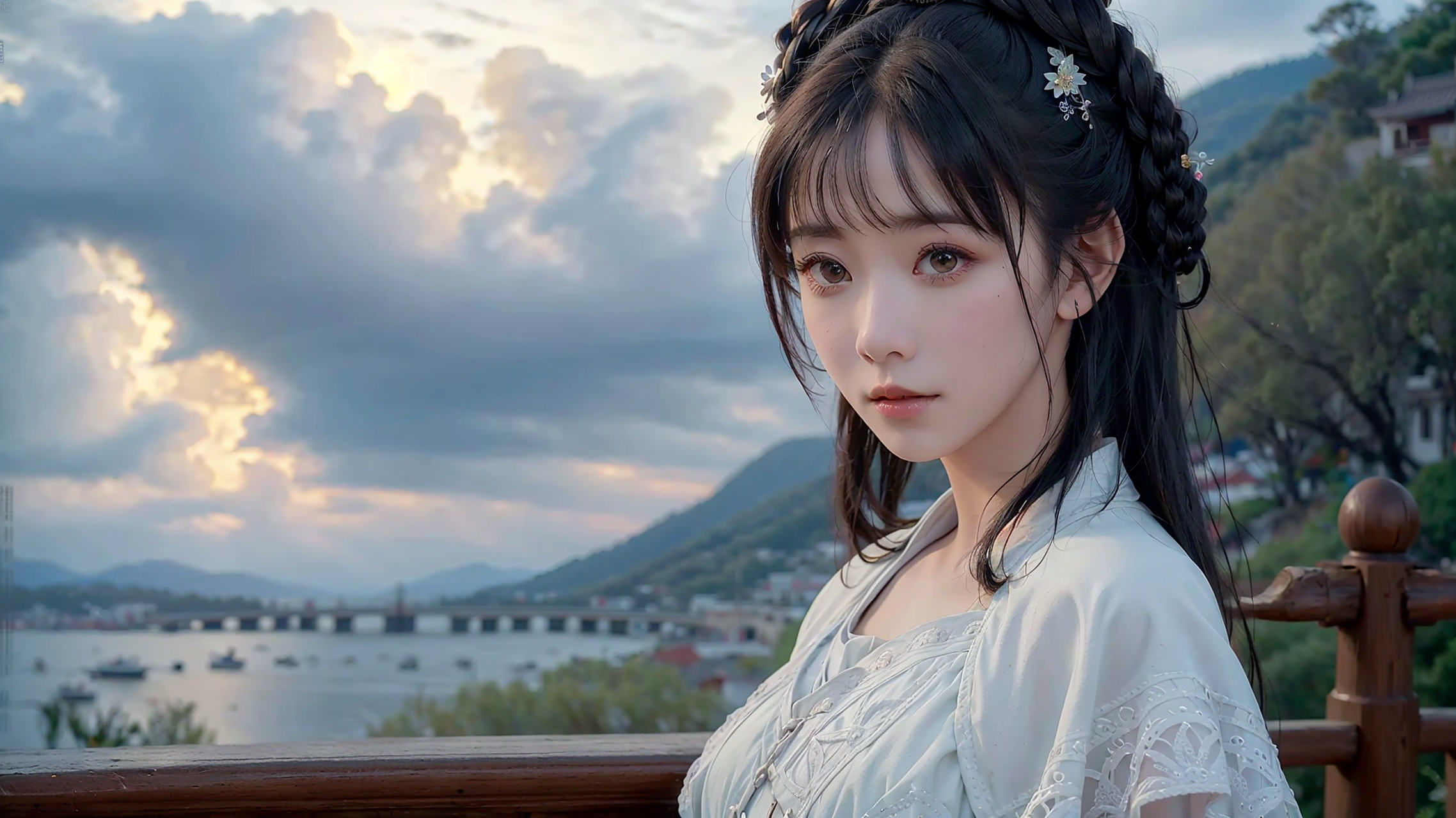 ai美女-漂亮的古风小姐姐(2)#古风# #美女