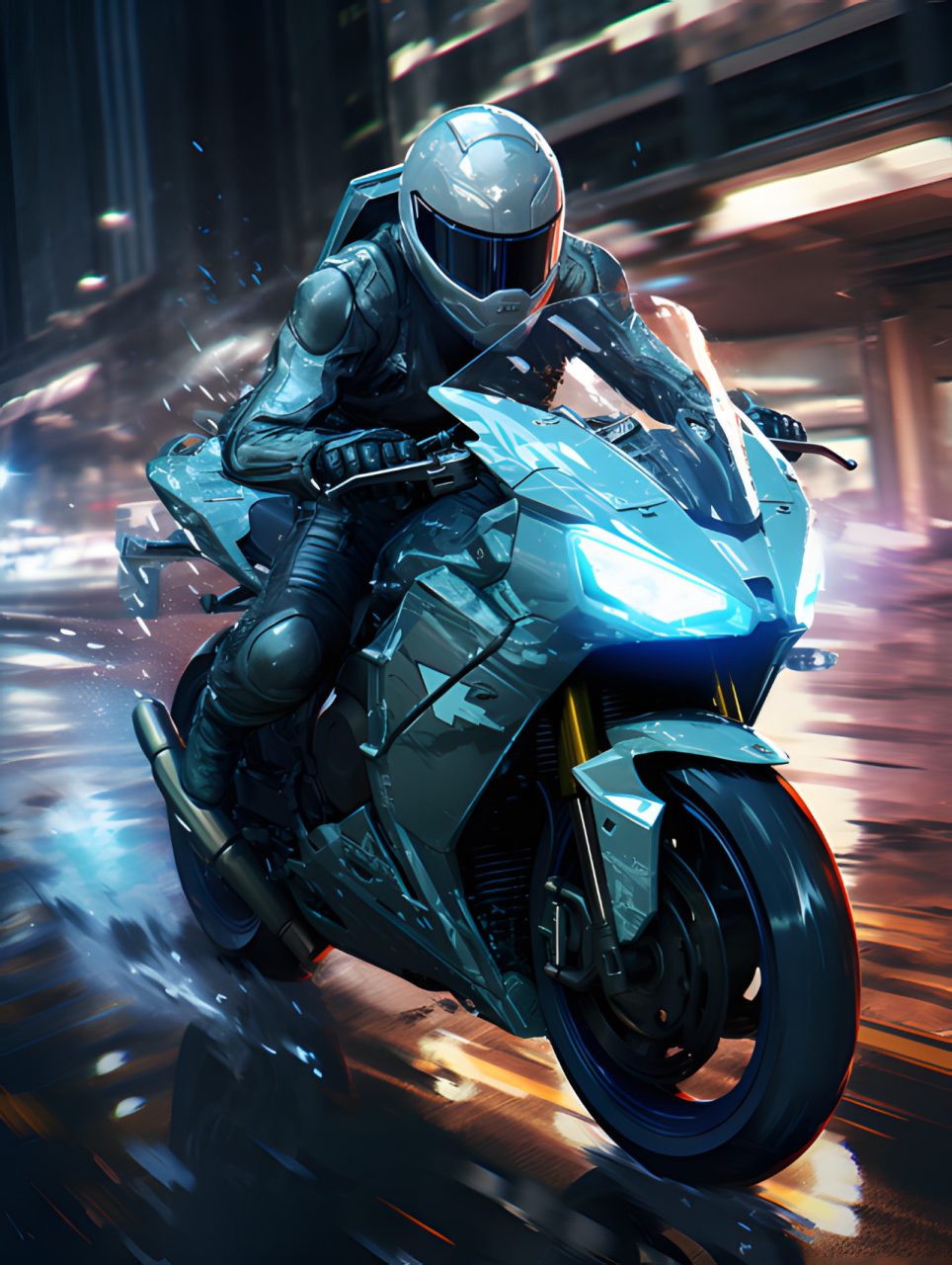 炫酷机车少年的风驰电掣之旅  【风驰电掣,释放内心的速度与激情】