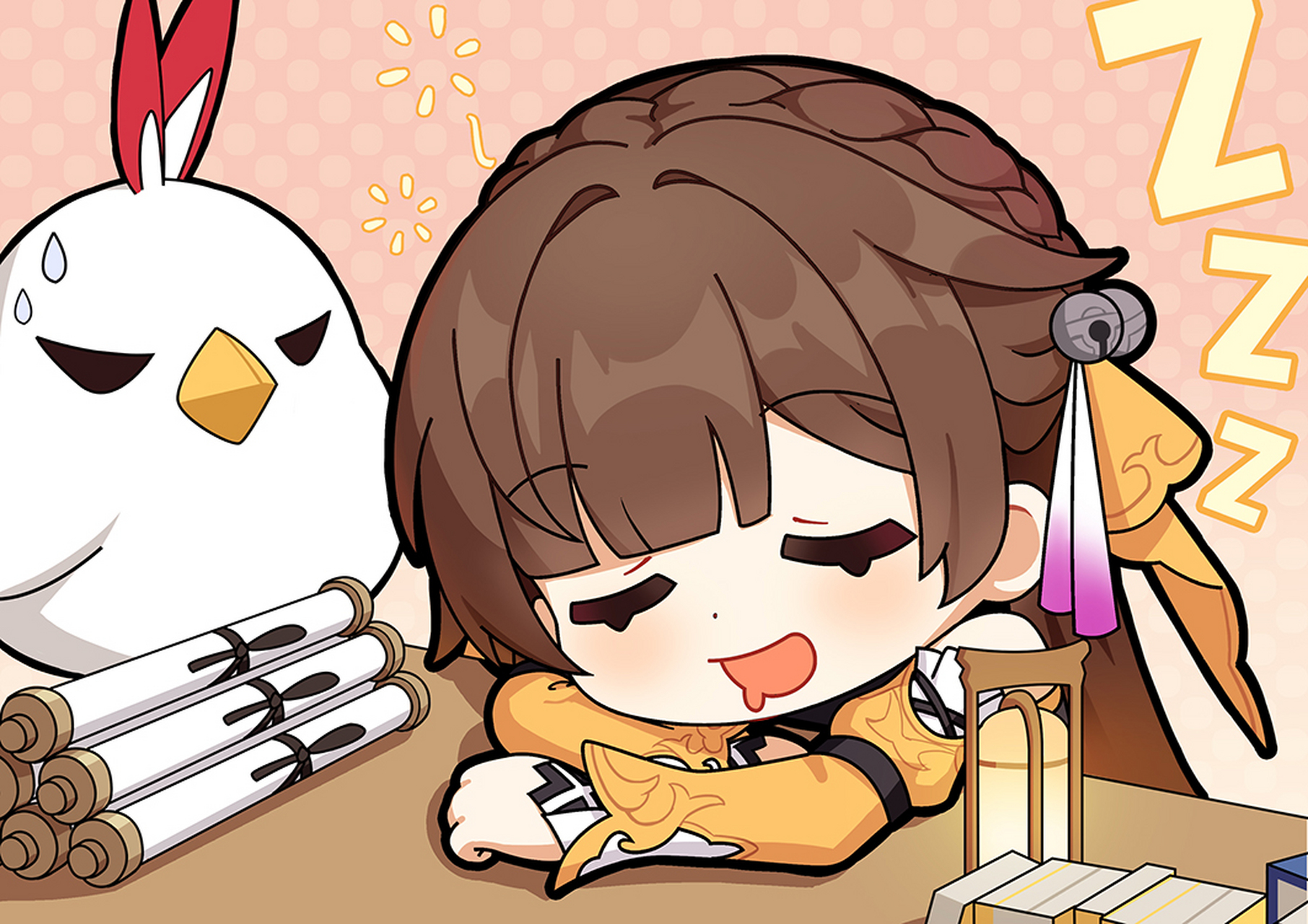 acg观察志# 少壮不努力,老大徒伤悲~所以,素裳,今天的书背了没?