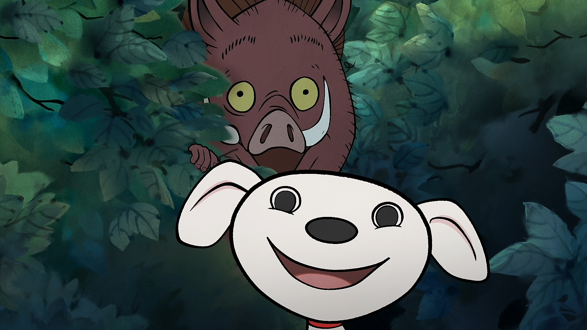 动漫壁纸|《中国奇谭小妖怪的夏天》特别篇4k高清壁纸:京东joy与小猪