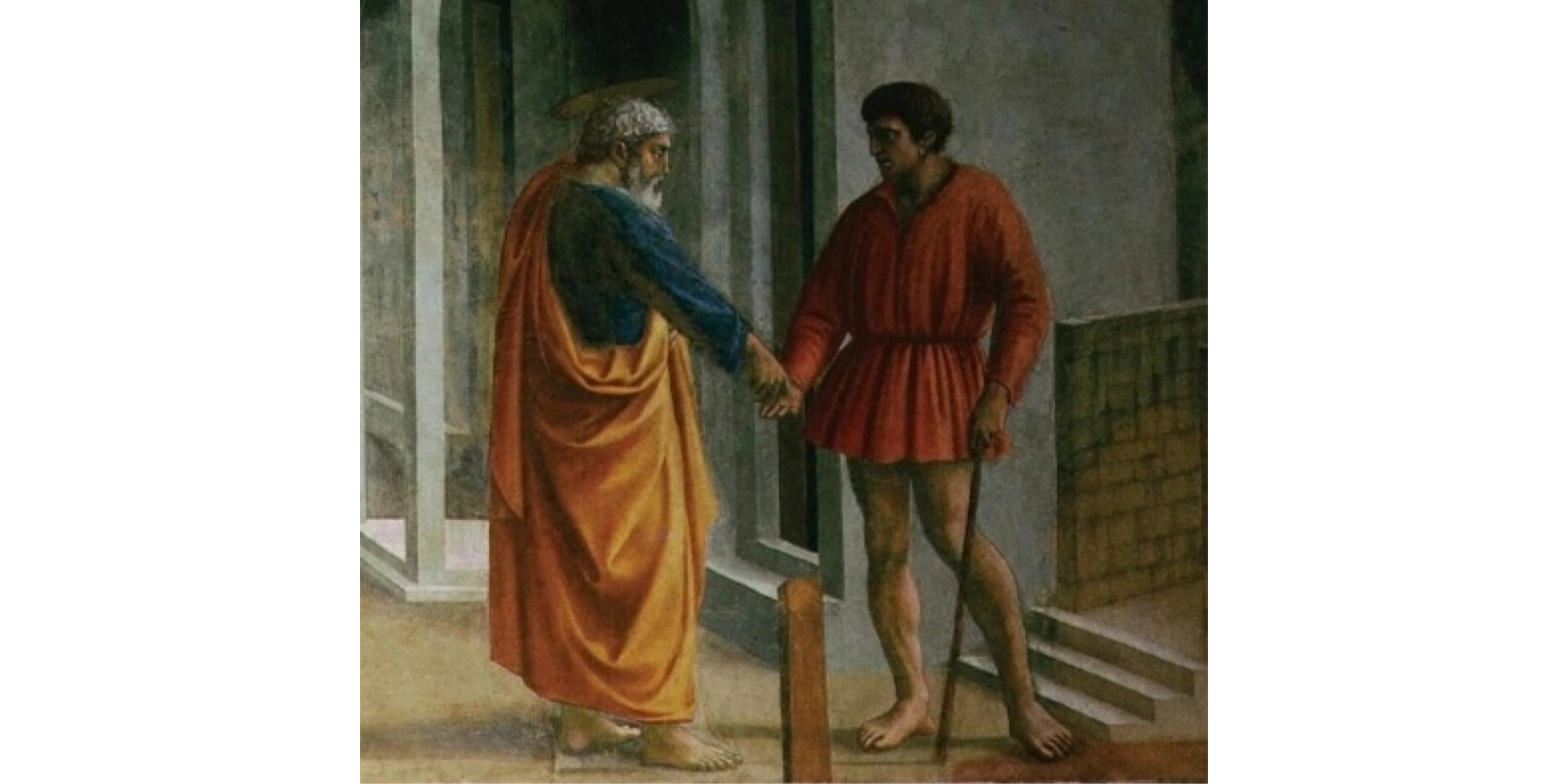 一生必须要懂的100幅世界名画 马萨乔《纳税银》the tribute money