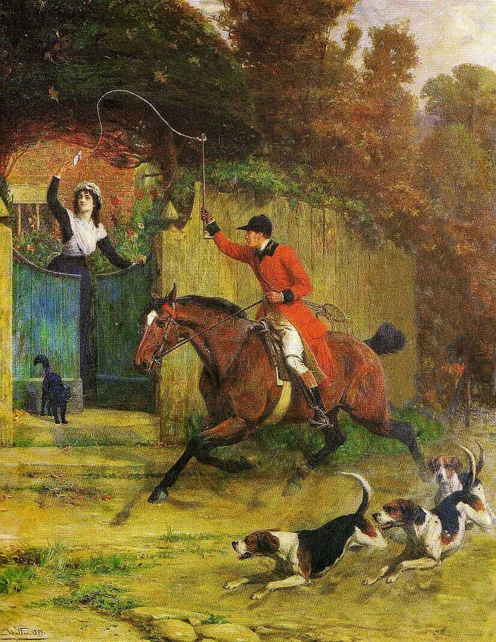 英国艺术家塞缪尔·埃德蒙·沃勒samuel edmund