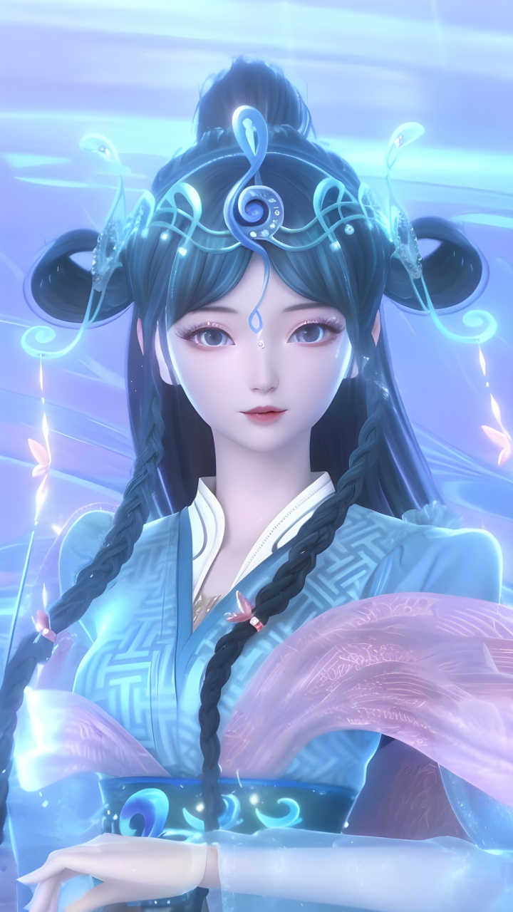 动漫女神|《精灵梦叶罗丽》情公主与音公主(乐公主)高清ai精修手机