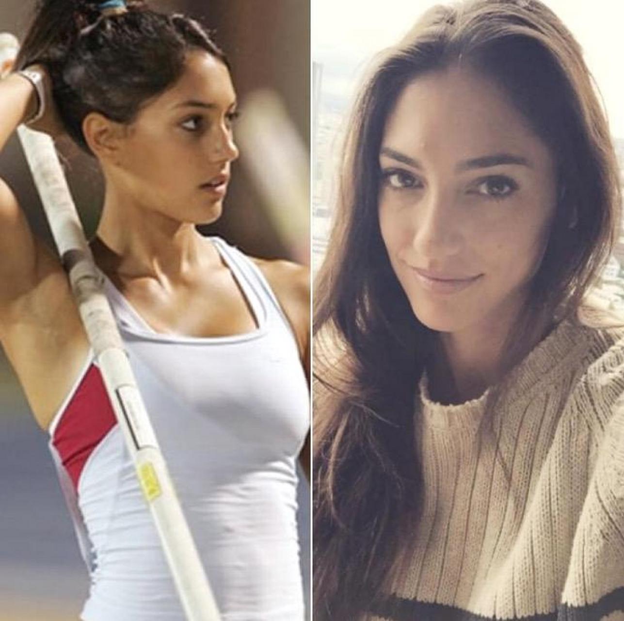 gif创作人# 女子撑杆跳女神——艾莉森·斯托克(alison stoke),在