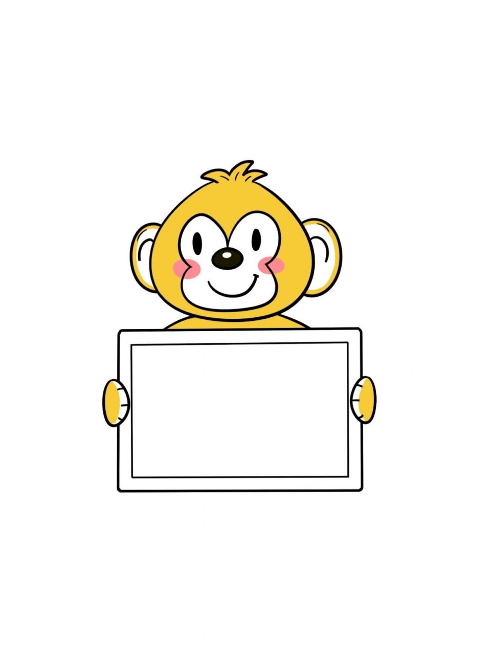 99 这是一组非常可爱的小动物举牌素材,有我们熟知的