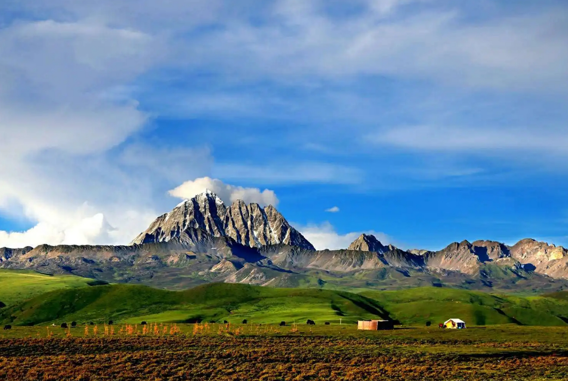 道孚县的亚拉雪山是一处令人叹为观止的自然美景:  当您抵达亚拉雪山