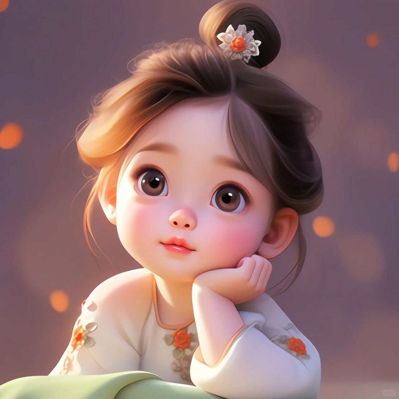 喜欢第一张还是第七张 这也太可爱了吧!好喜欢这种萌萌的古风头像啊