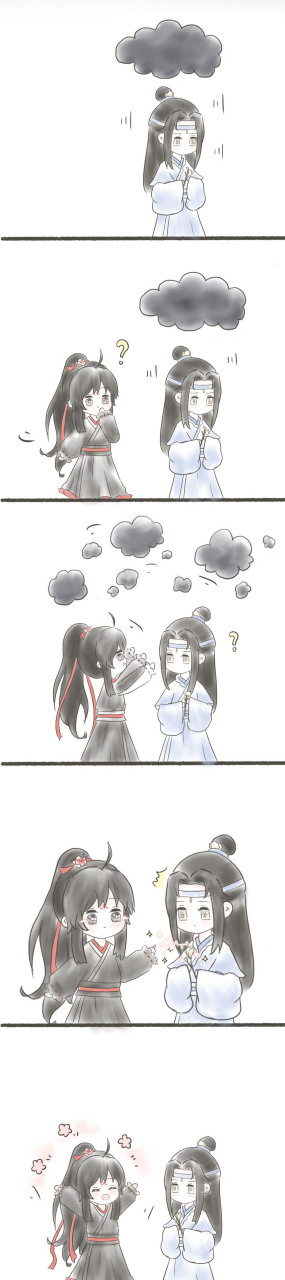 魔道祖师# 忘羡之桥边红药番外篇—初见:忘机的玉兰枝是母亲留下的