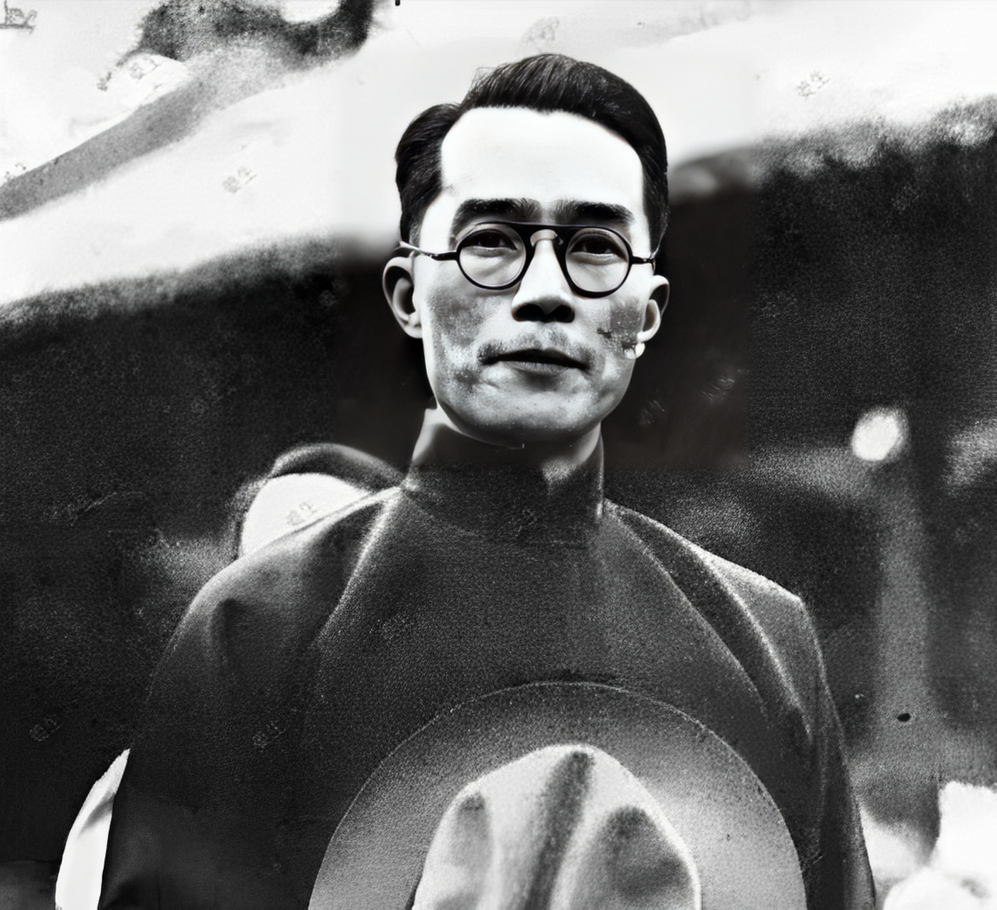 清华大学校长梅贻琦,虚弱地躺在病床上,女儿,夫人和他的密友,陪伴在他