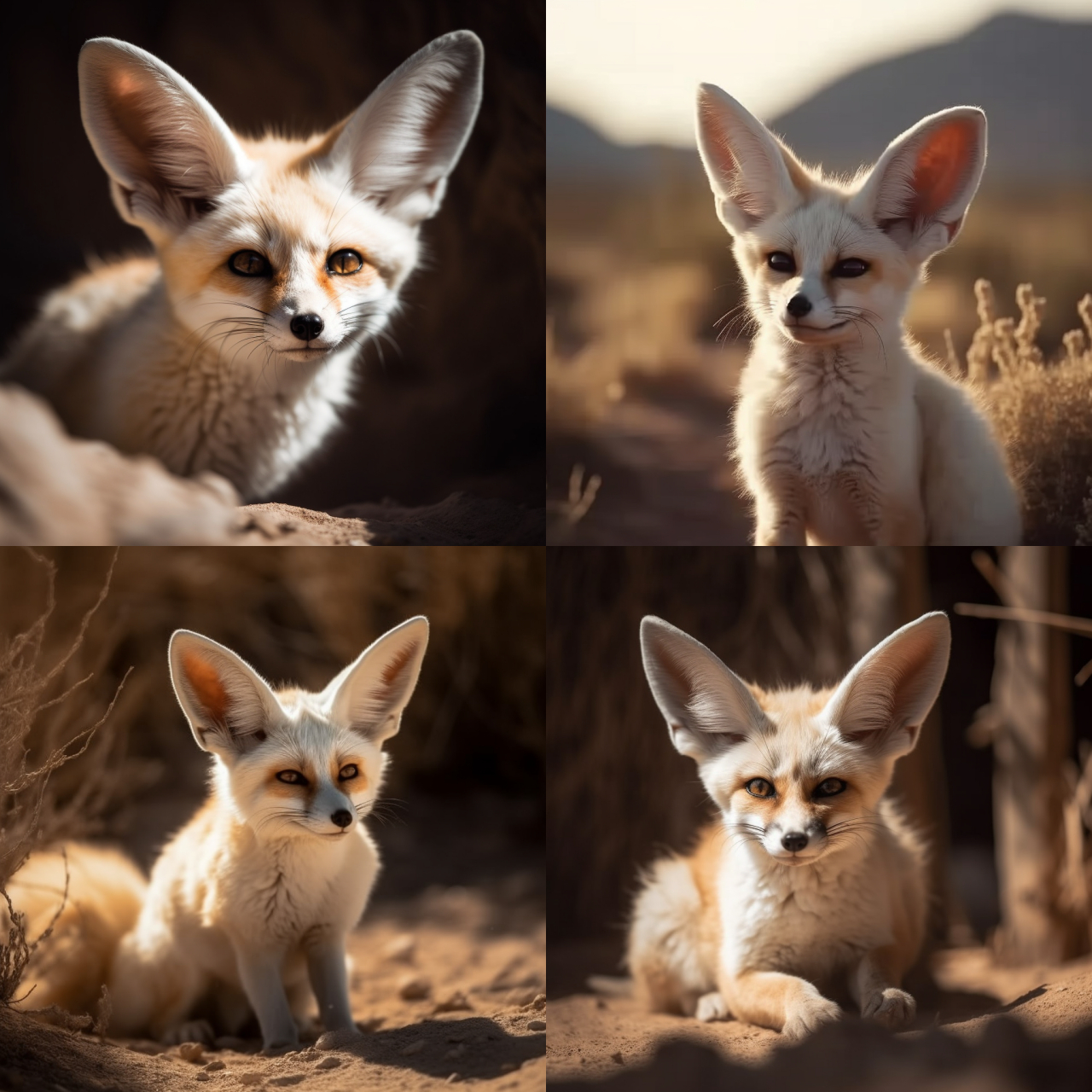 可爱的沙漠小狐狸