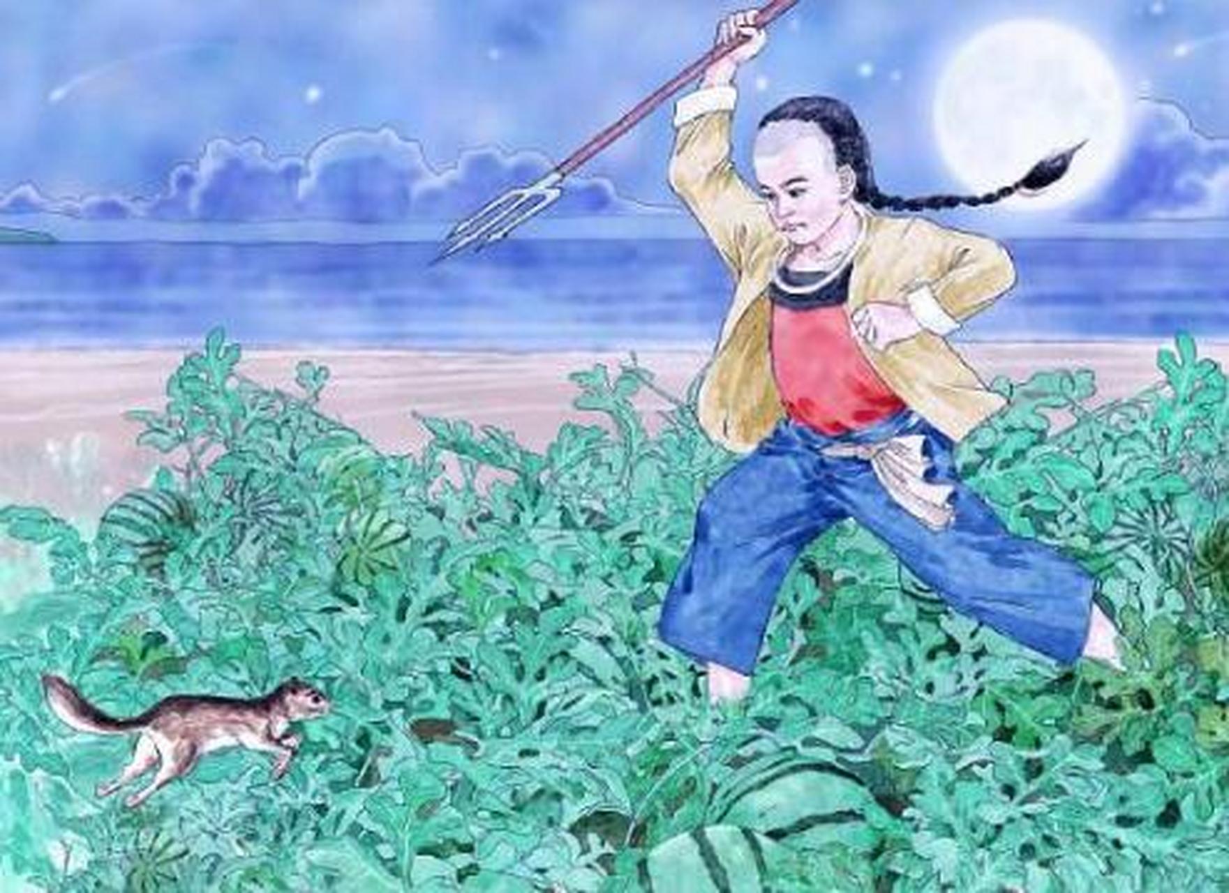 知道闰土的人,想必也知道他用钢叉刺的猹,并且围绕着闰土和猹也有很多
