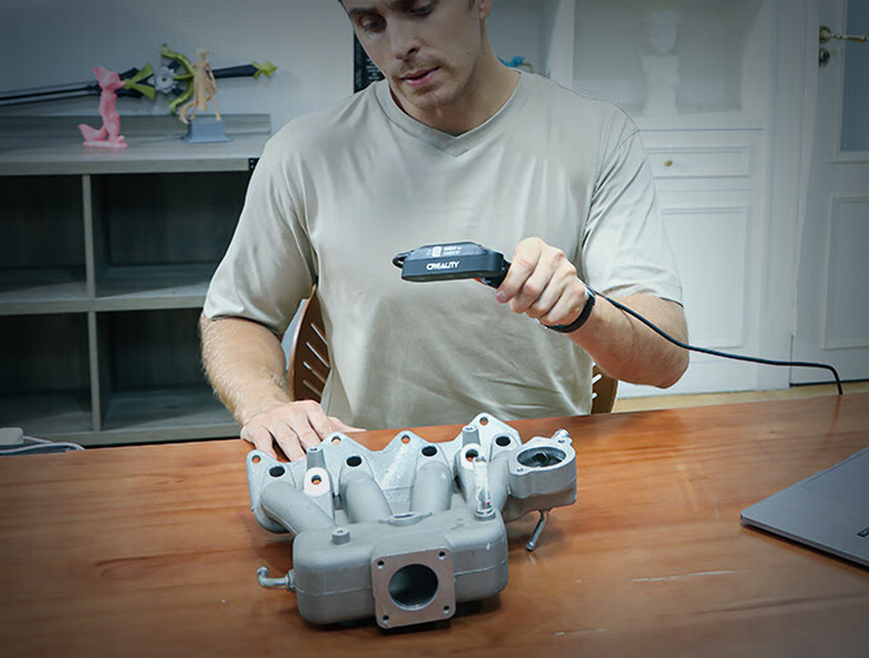 高效率的手持便携式转台三维彩色立体人像扫描仪