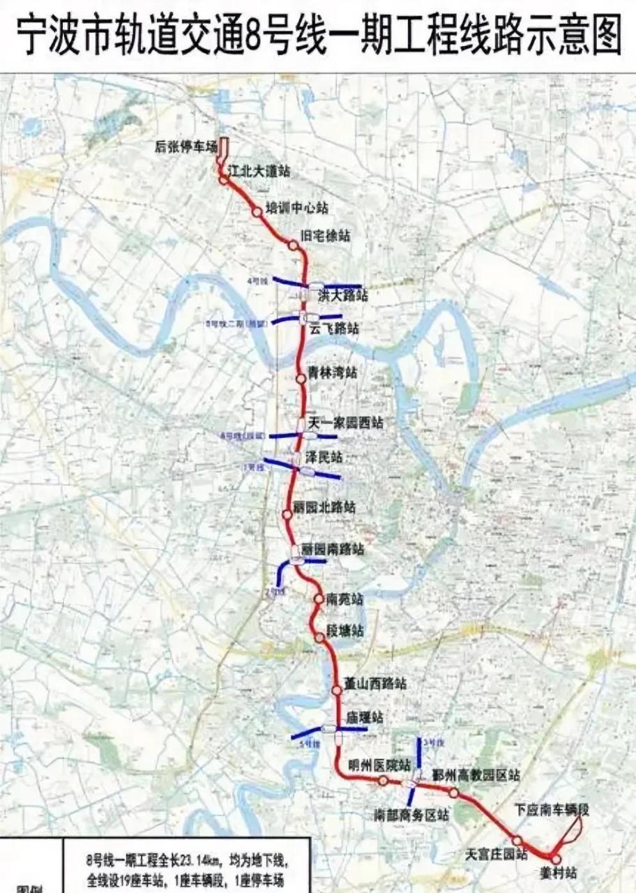 宁波轨交8号线持续掘进中.