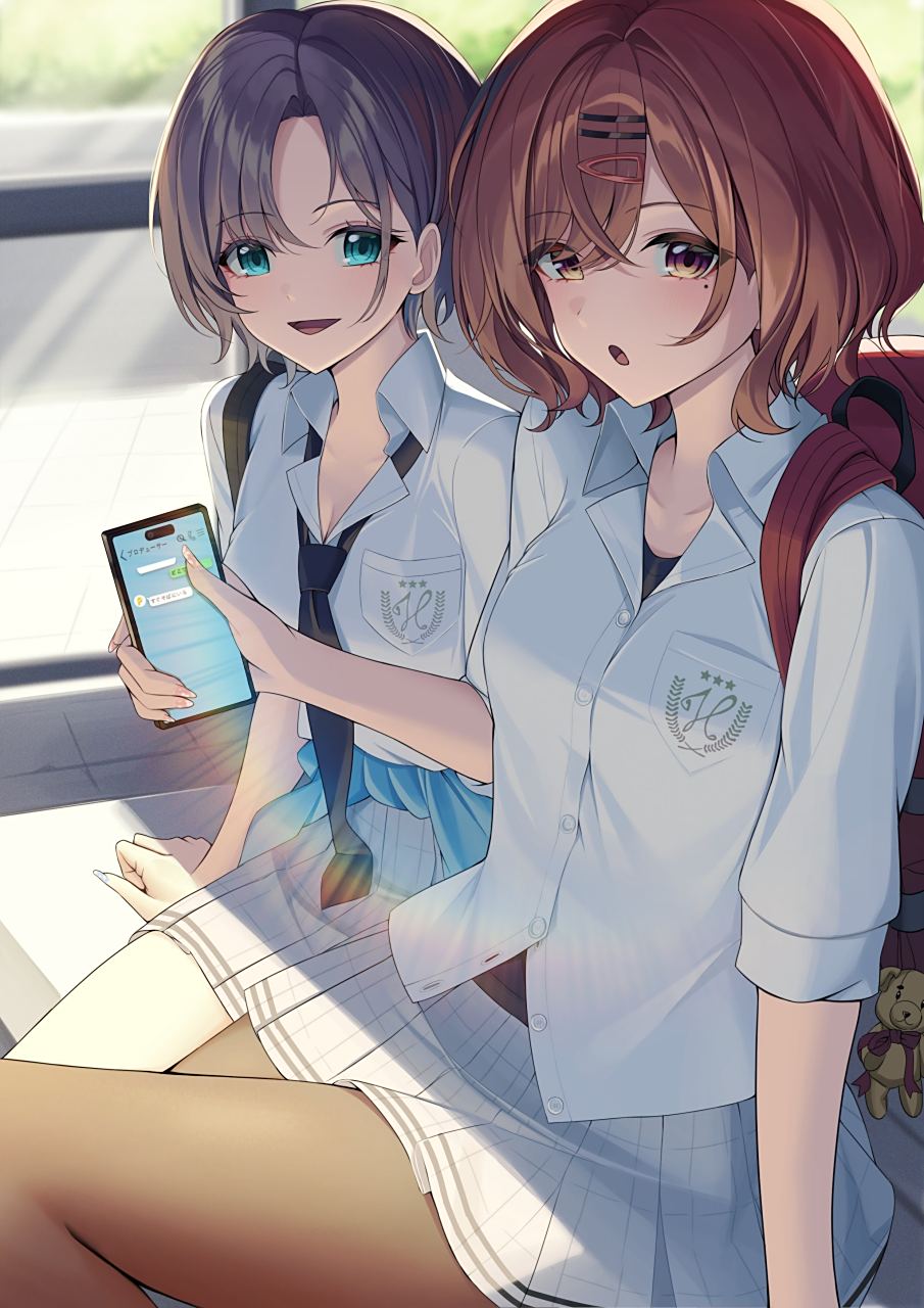 等待的樋口円香和浅仓透 画师:sora