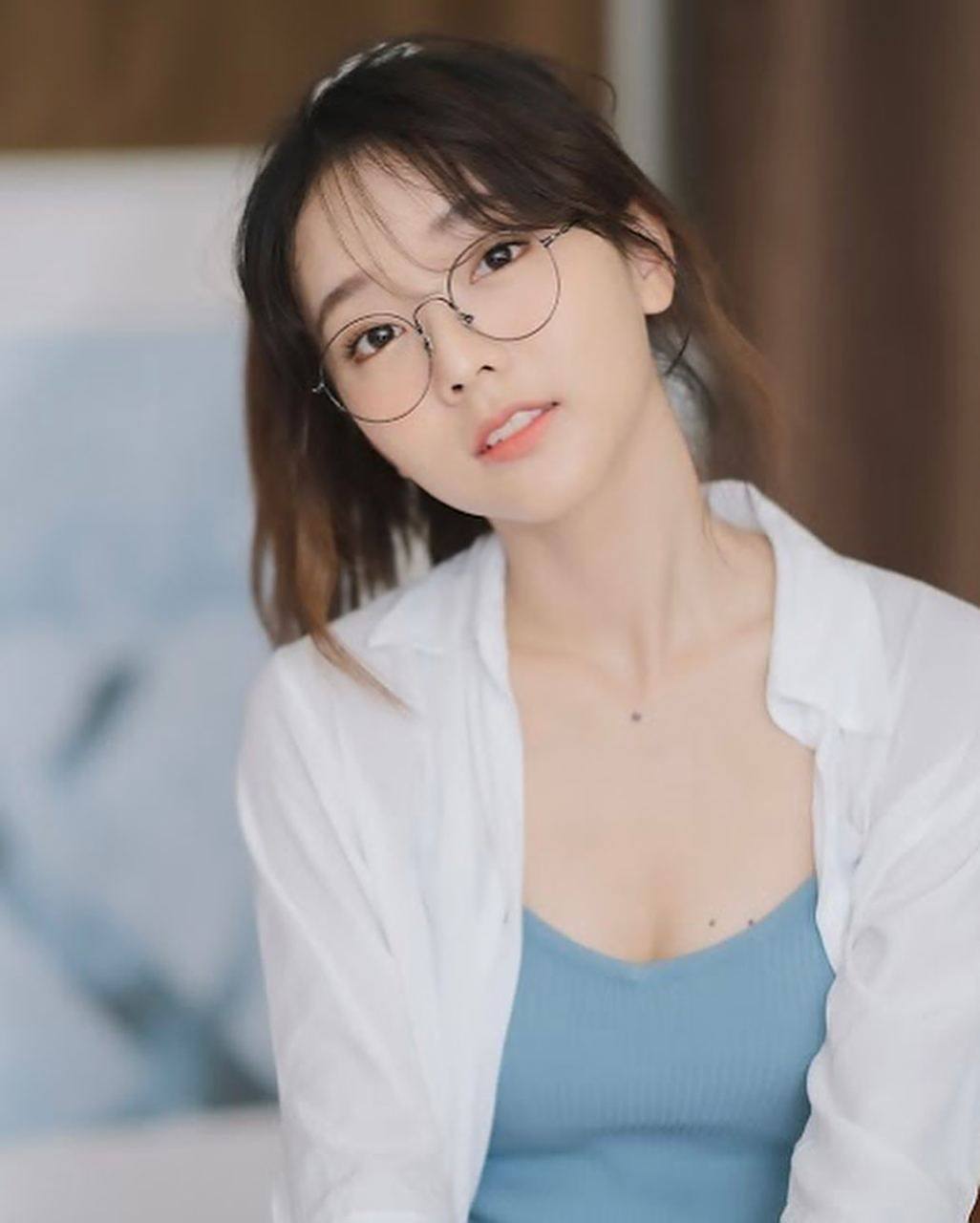 一个戴眼镜的小姐姐的写真集#美女