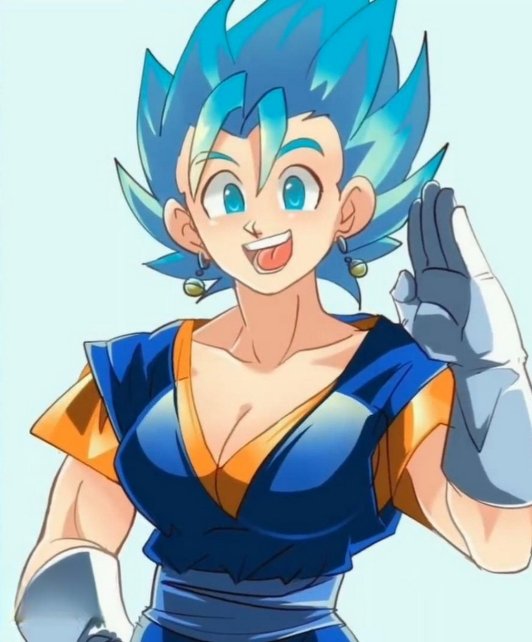 今天发几张把龙珠角色女性化的图片.