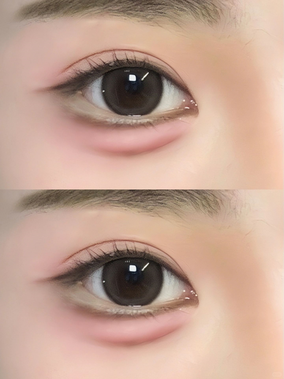 教姐姐画眼睑下至眼妆 hi老婆们 今天画一个下至甜妹狗狗眼叭 不贴假