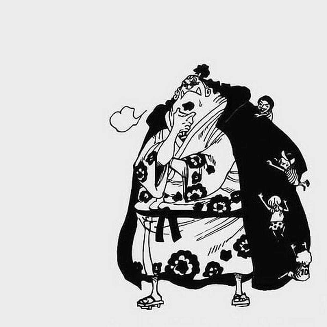 七武海甚平,腿好短 #海贼王