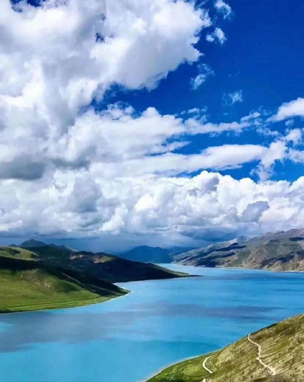 我以为的羊湖和实际上见到的 西藏三大圣湖之一,羊卓雍措!