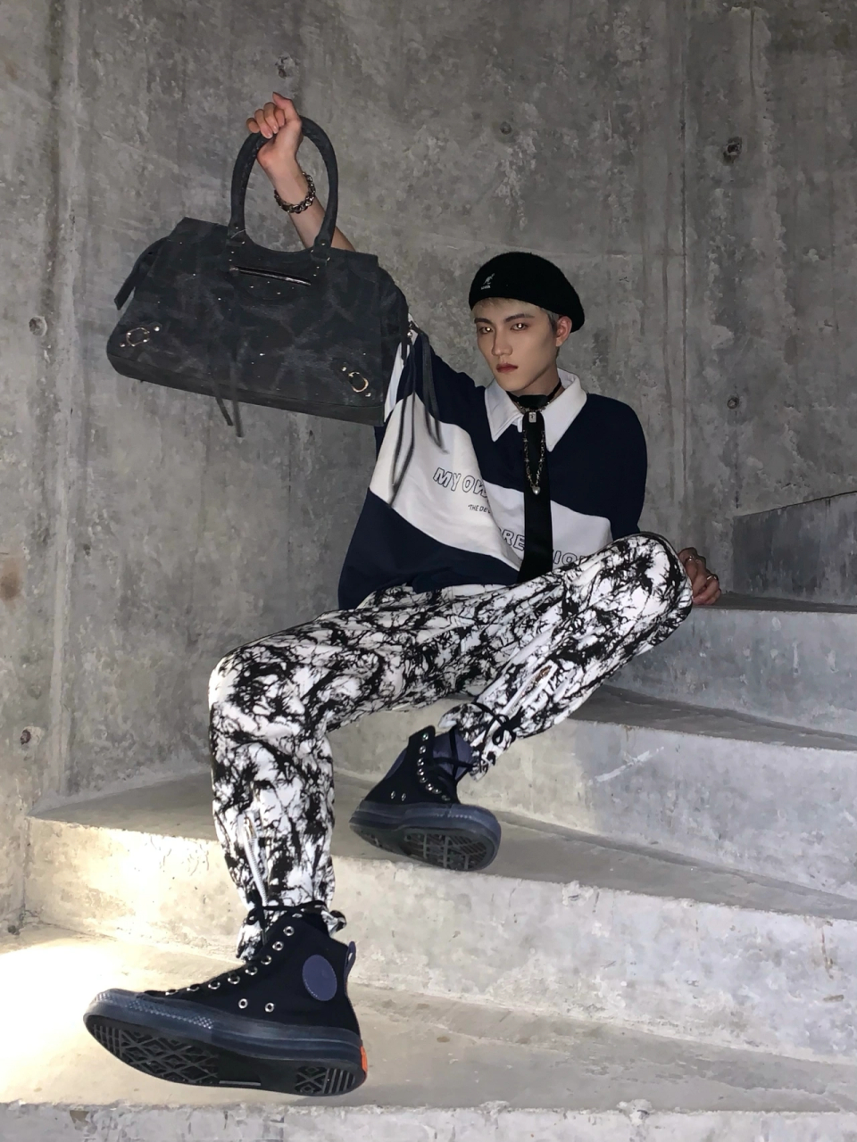 ootd|男生穿搭|花花穿搭"高潮"来袭 最近风格更偏向高街感 也花花绿绿