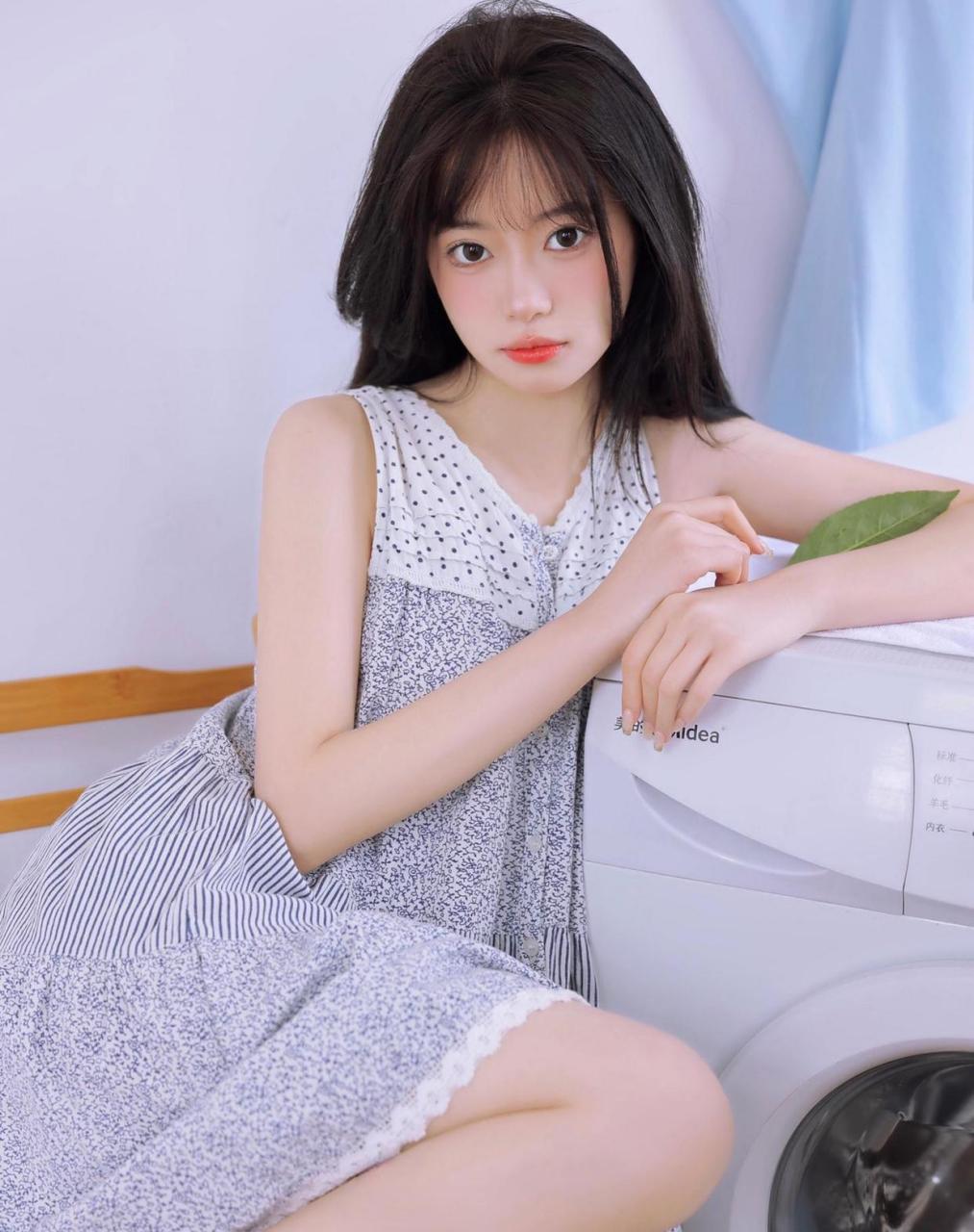 纯欲风,清新少女居家写真