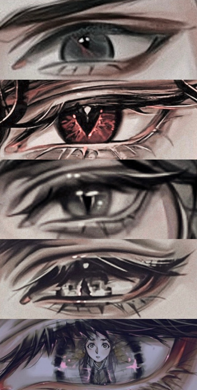 花城眼睛有点近视,只能看到自己想看到的影子