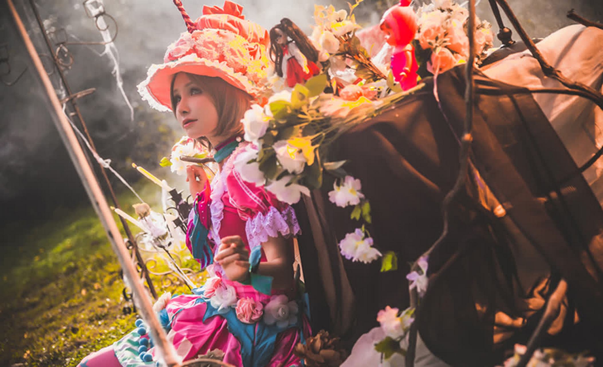 cos秀#洛丽塔小天使带来的甜美《第五人格》角色"盲女海伦娜".