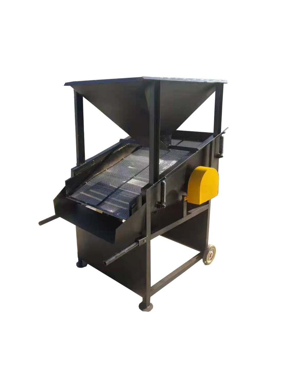 筛沙机是适用于河流和煤场的砂石分离设备.