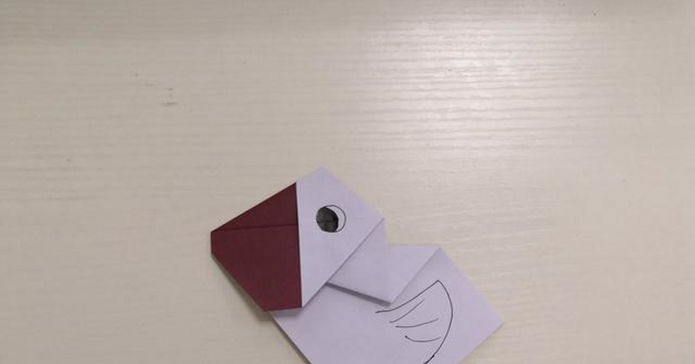 折纸鹈鹕,简单又生动,带上宝宝一起折一折