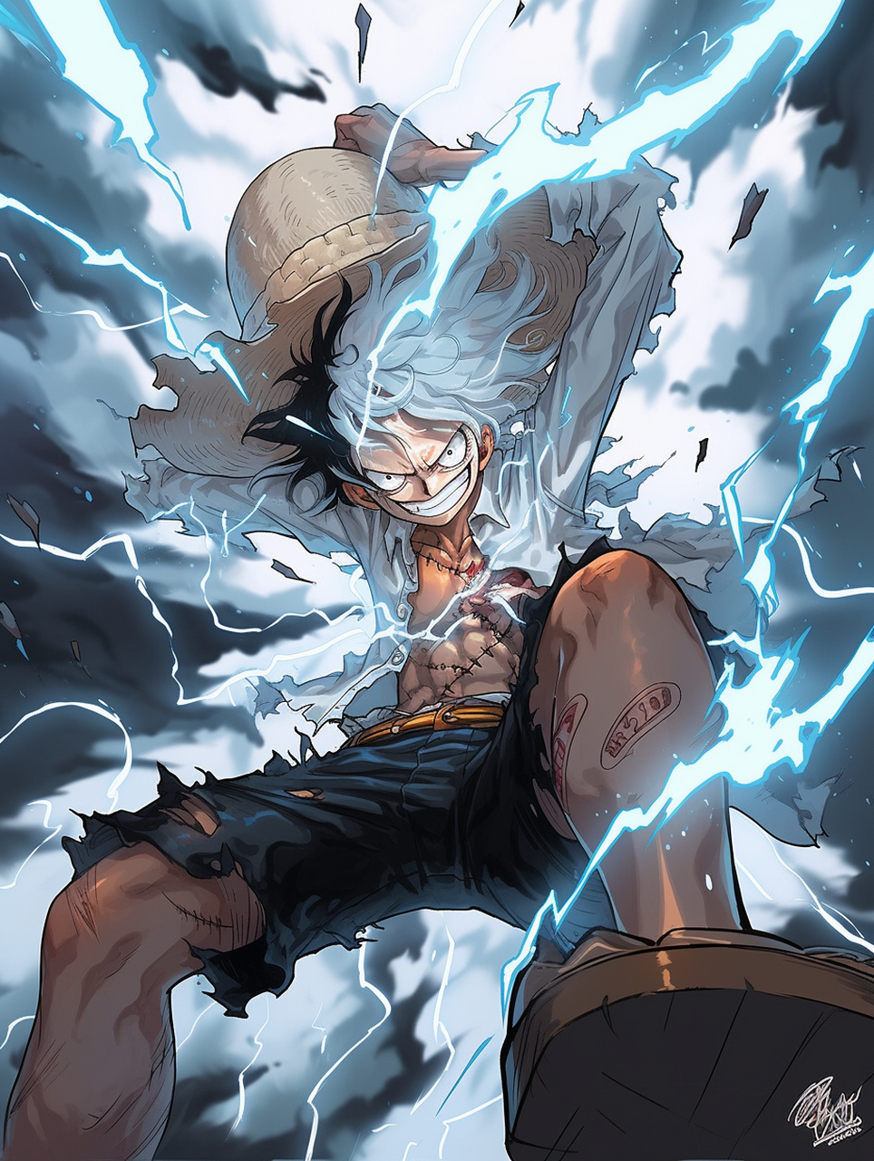 路飞五档#海贼王# #海贼王路飞五档火力全开